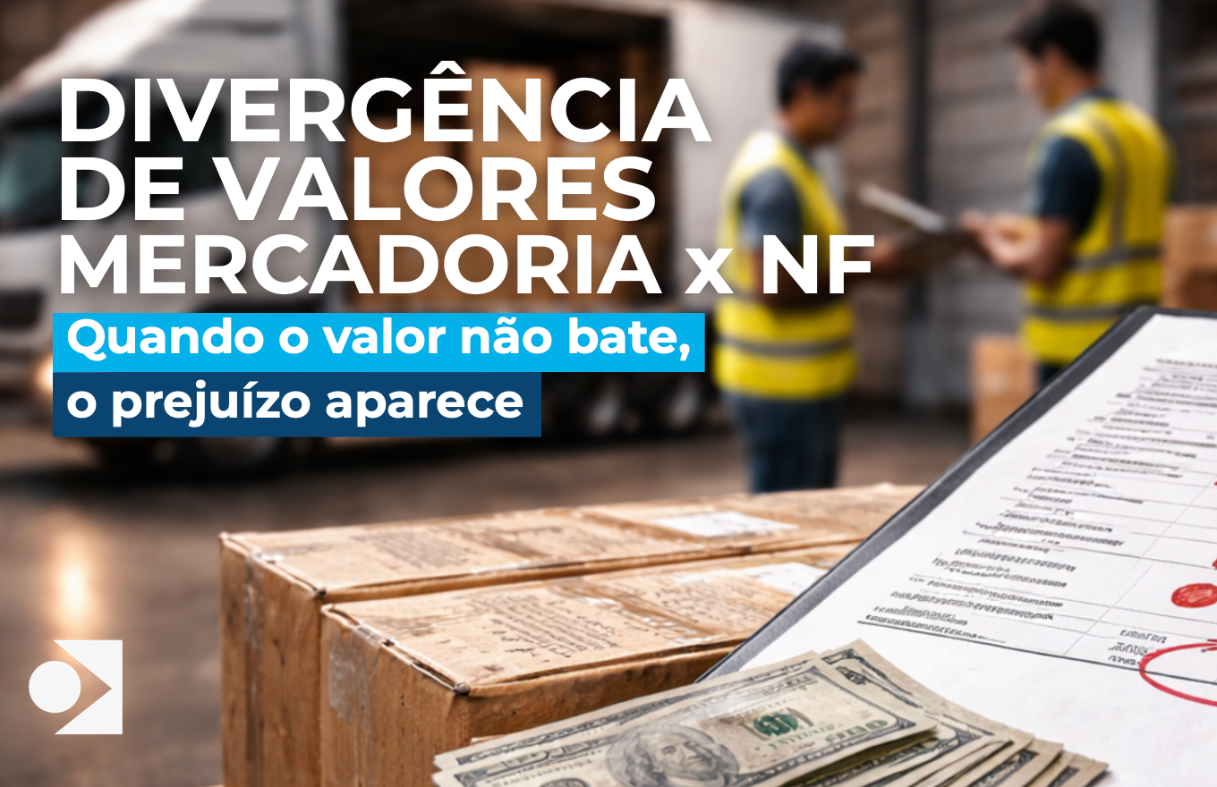Divergência de valores Mercadoria x NF